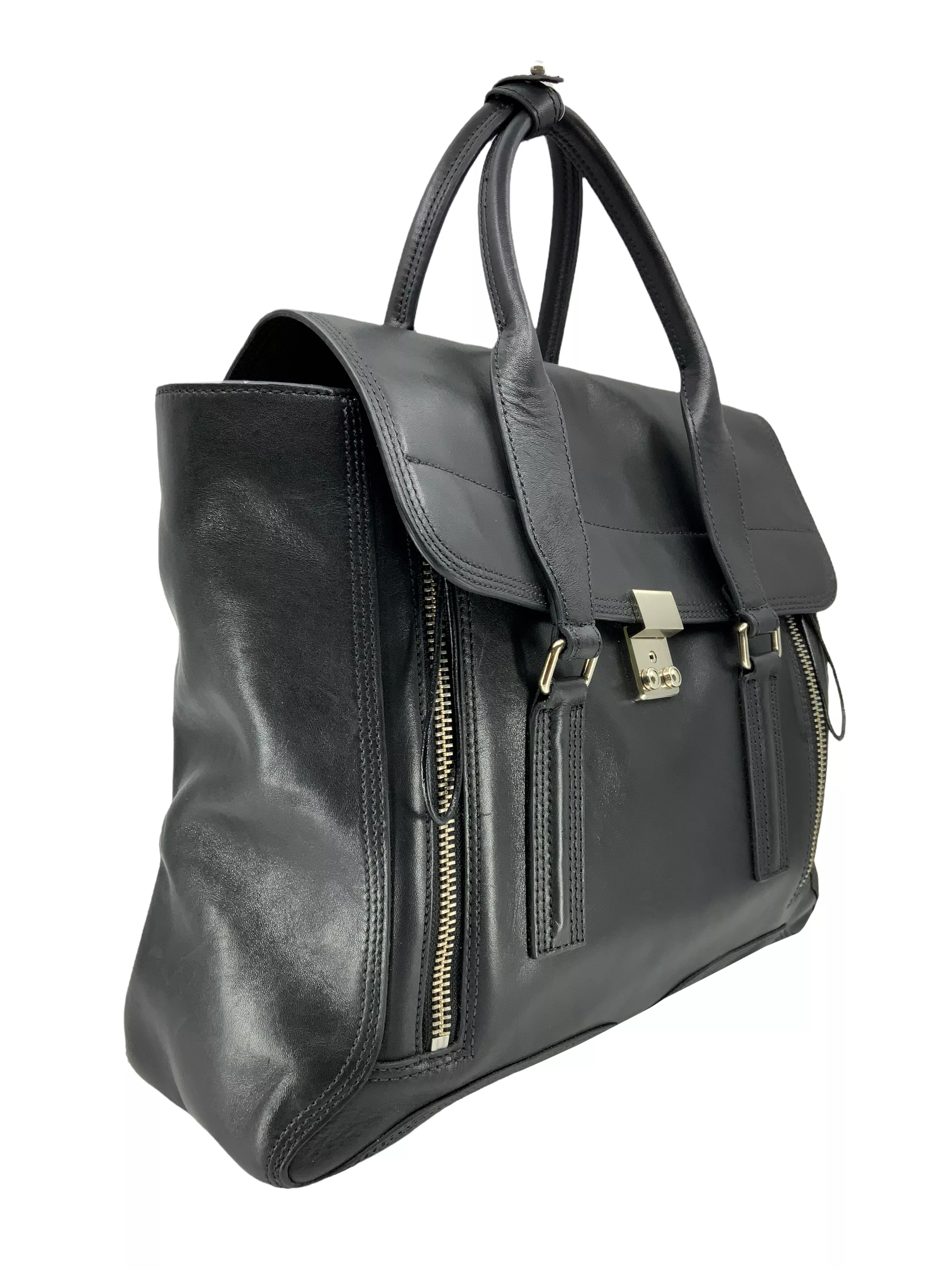 3.1 Phillip Lim Pashli Large Leather Satchel Bag