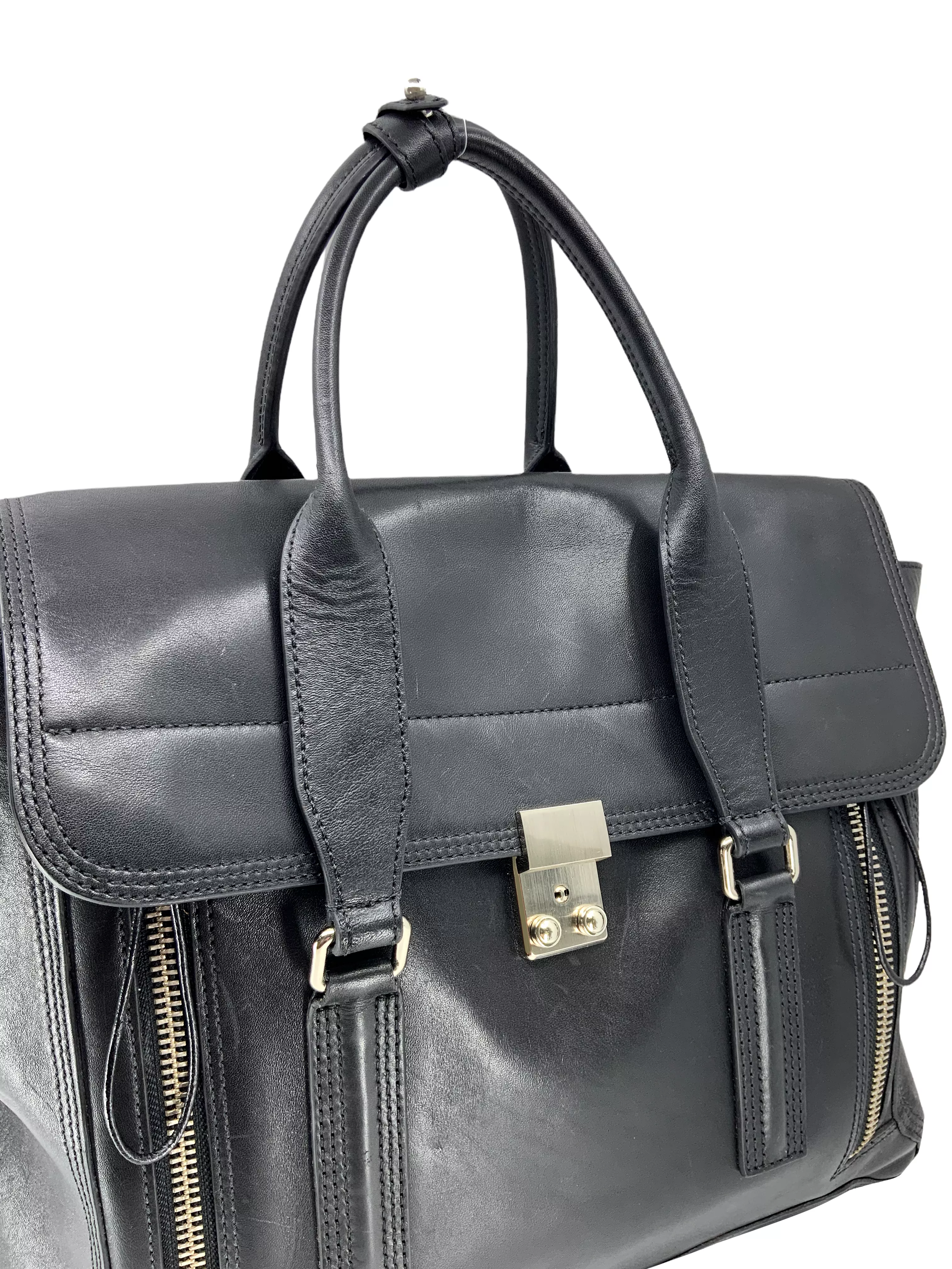 3.1 Phillip Lim Pashli Large Leather Satchel Bag