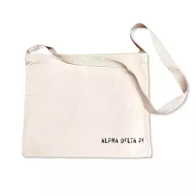 Alpha Delta Pi Sorority Messenger Bag with Cross Body Strap