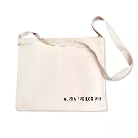 Alpha Epsilon Phi Sorority Messenger Bag with Cross Body Strap