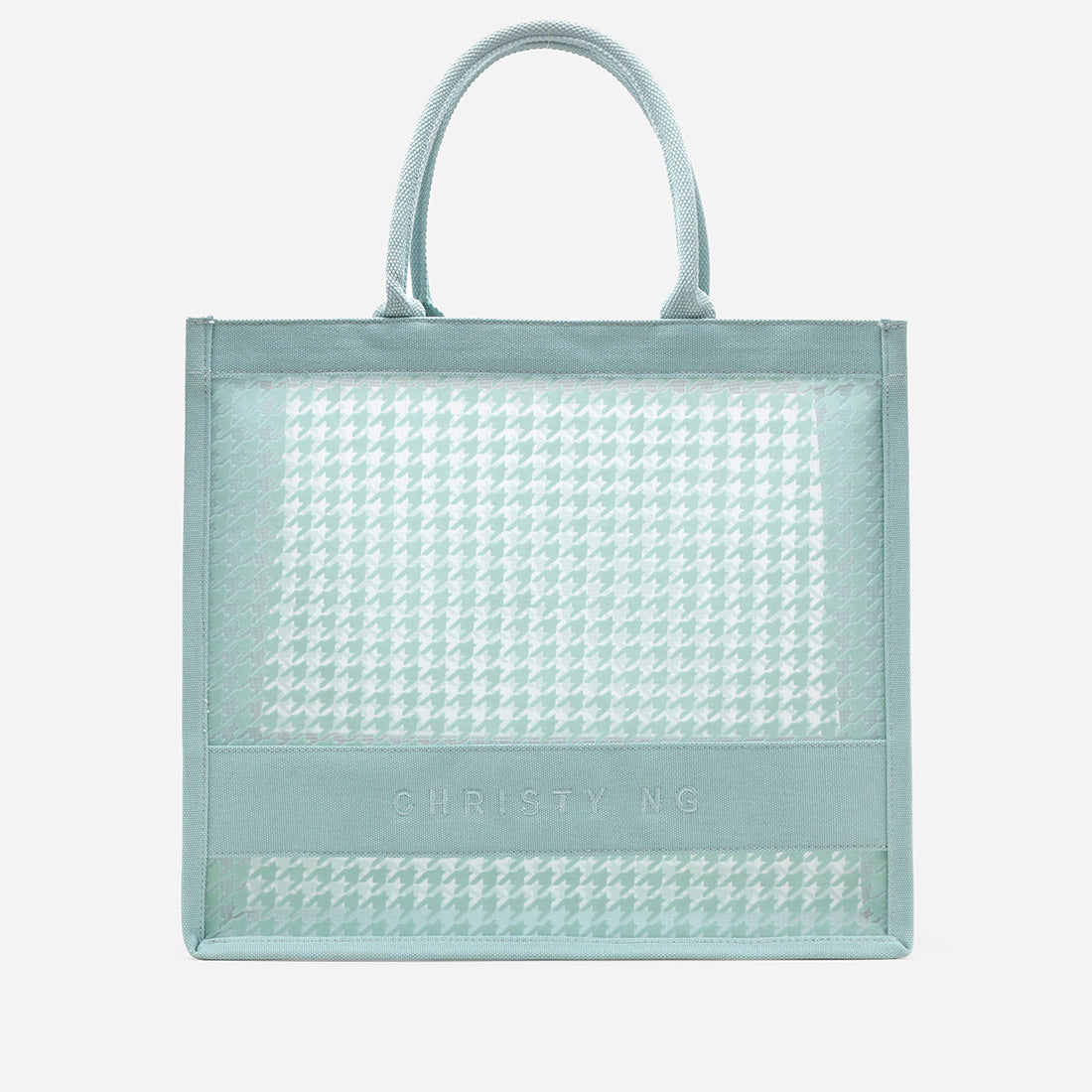 Alyssa Houndstooth Tote Bag