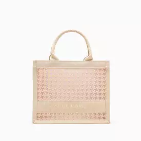 Alyssa Mini Houndstooth Tote Bag