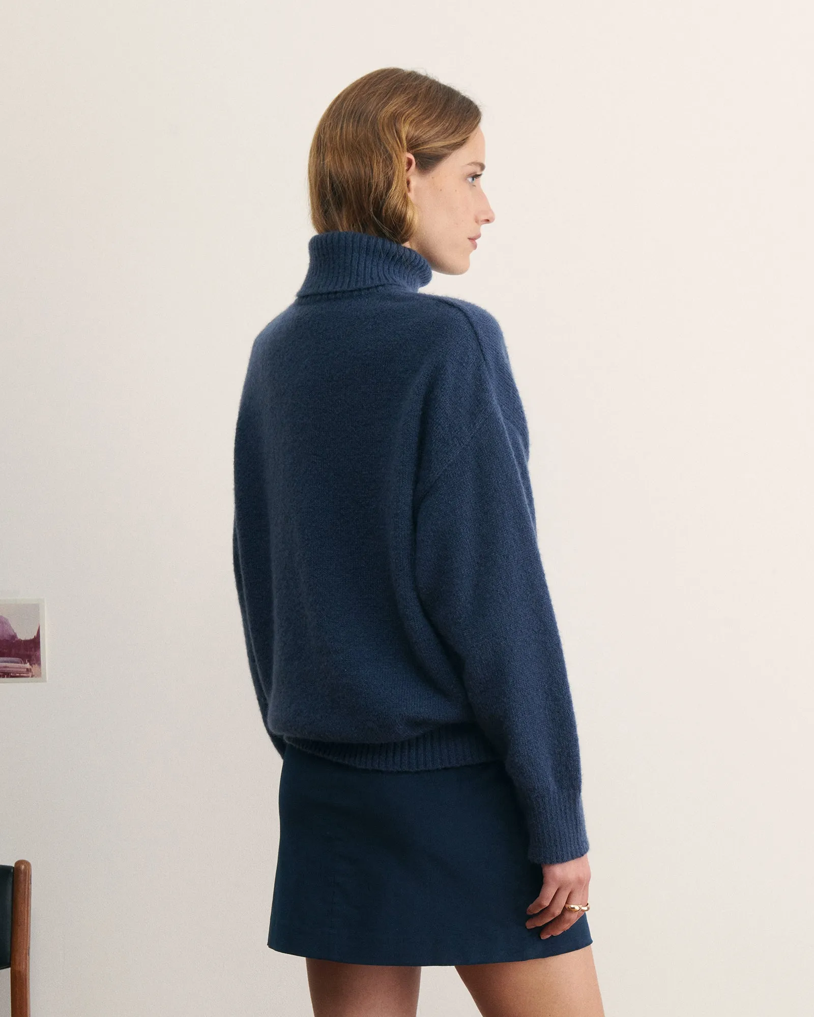 Amour dupuis mohair wool sweater