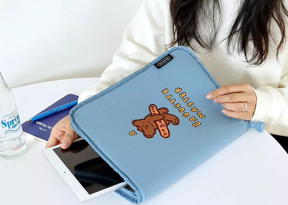 Animal Graphic Square 11 iPad Laptop Sleeves Cases Protective Covers Purses Handbags Pouches Sponge Cute Design Collage