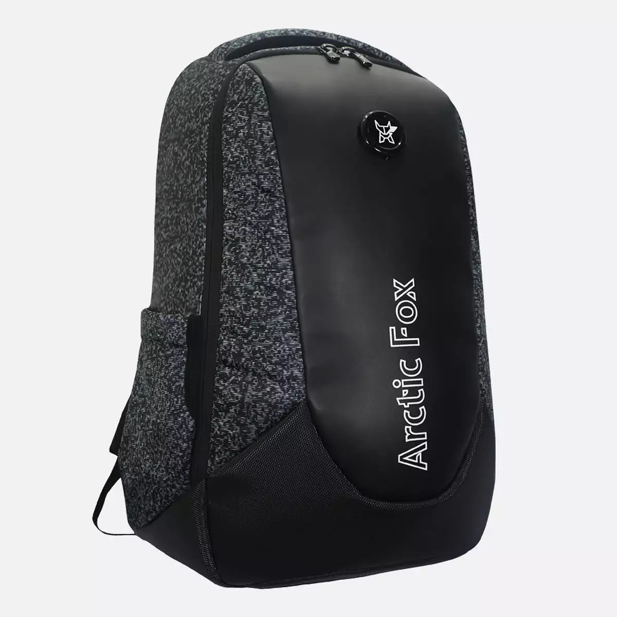 Arctic Fox Alarm Anti-Theft Glitch Black Laptop bag and Backpack