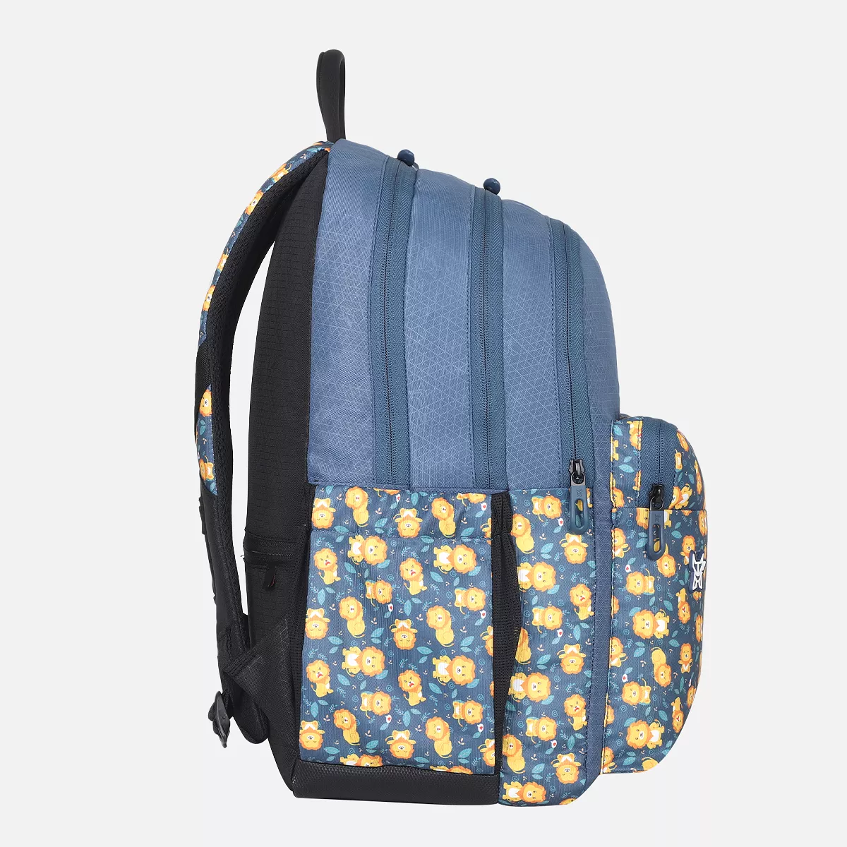 Arctic Fox Lion Cub Dark Denim School Backpack for Boys and Girls