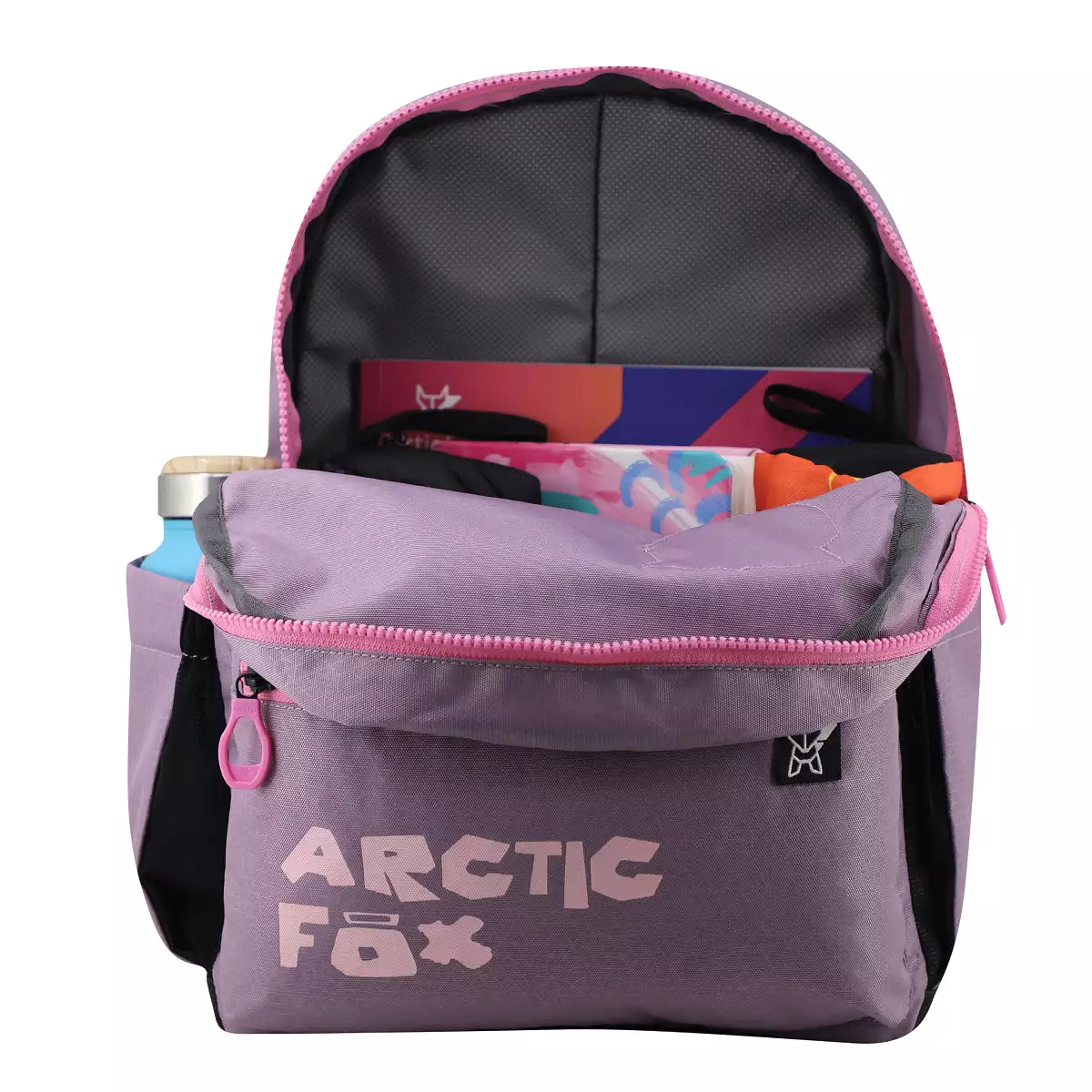 Arctic Fox Puff Sea Fog School Backpack for Boys and Girls