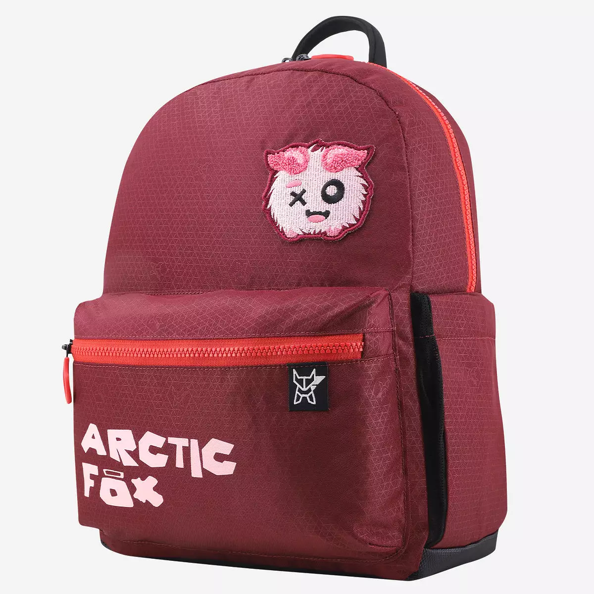 Arctic Fox Puff Tawny Port School Backpack for Boys and Girls