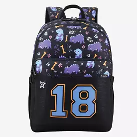 Arctic Fox Saurus Purple School Backpack for Boys and Girls