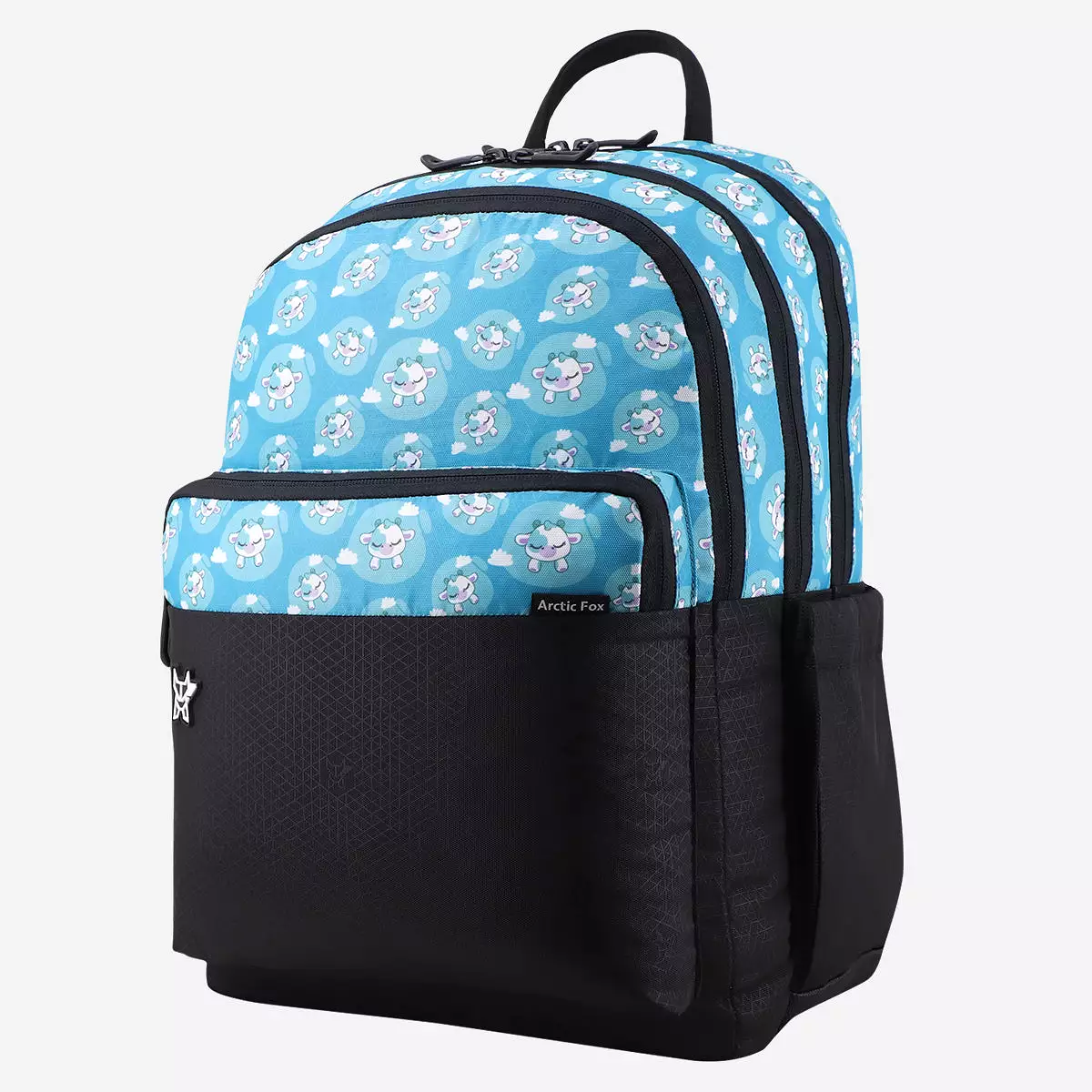 Arctic Fox Silly Calf Blue School Backpack for Boys and Girls