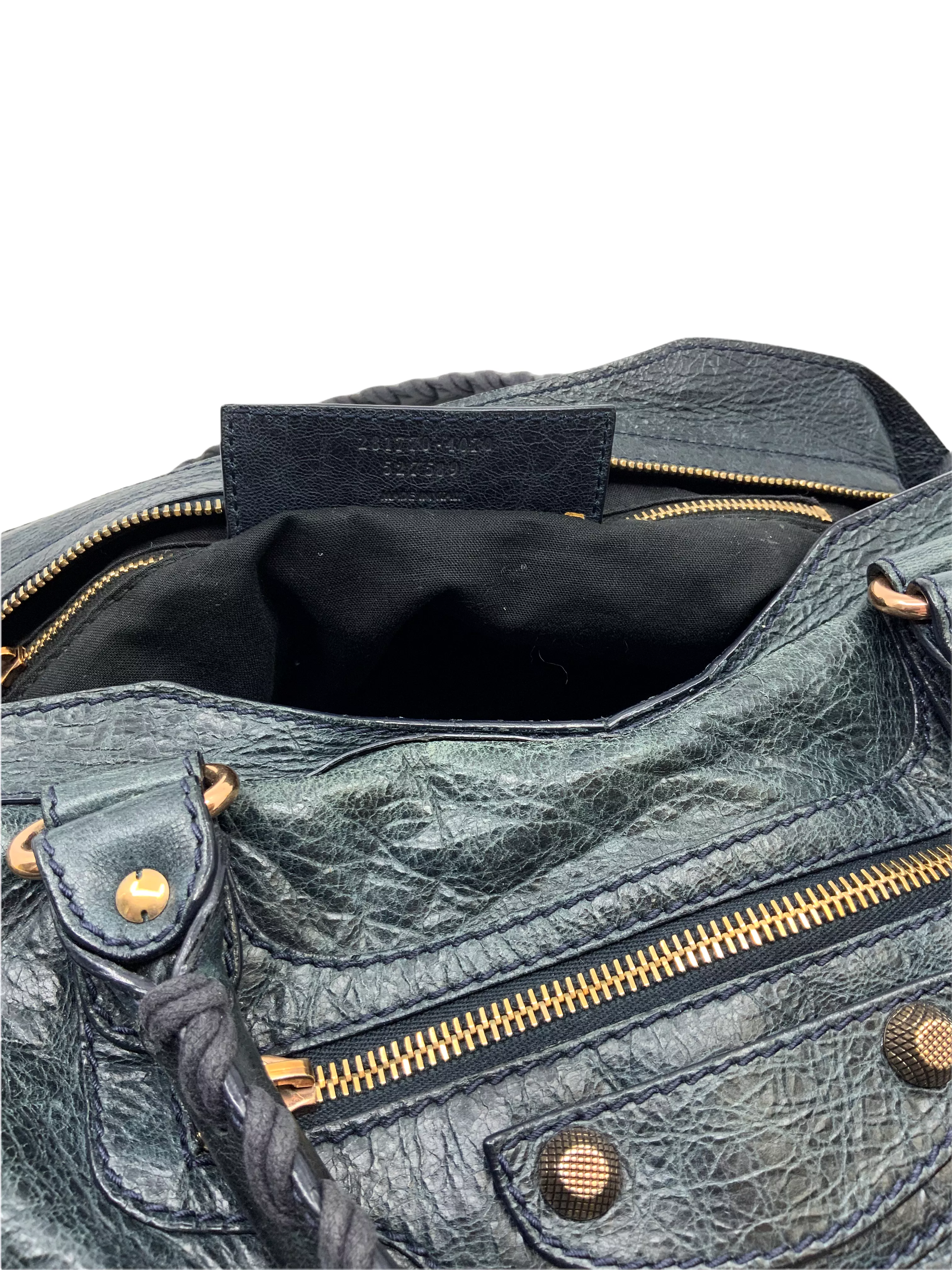 Balenciaga Lambskin Leather Giant 12 City Bag