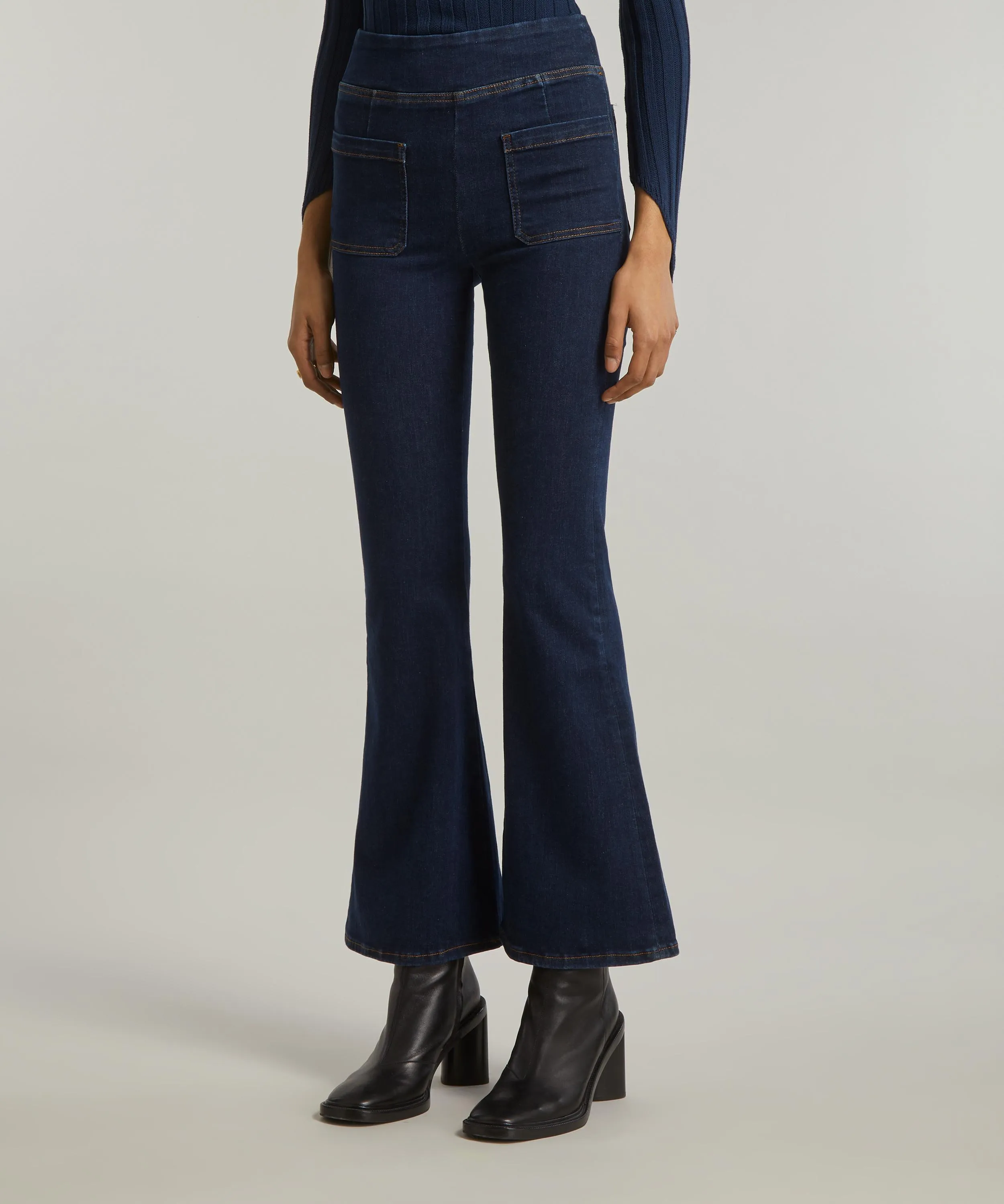 Bardot Jetset High-Rise Flare Jeans