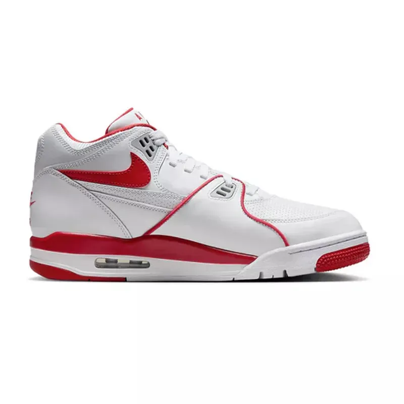 Baskets Nike Air Flight 89 - Blanc Et Rouge - Homme