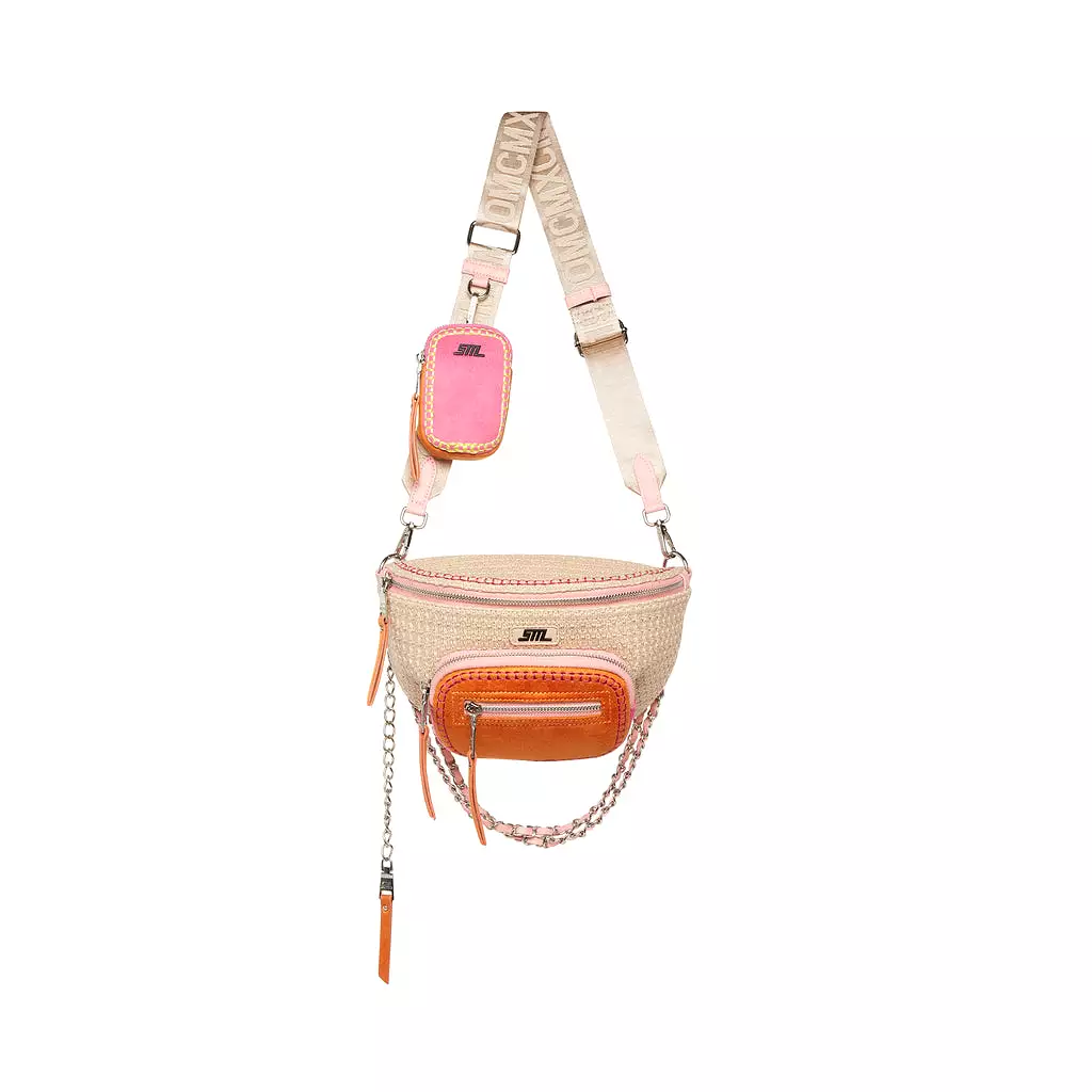 Bdoubles Crossbody bag TAN MULTI