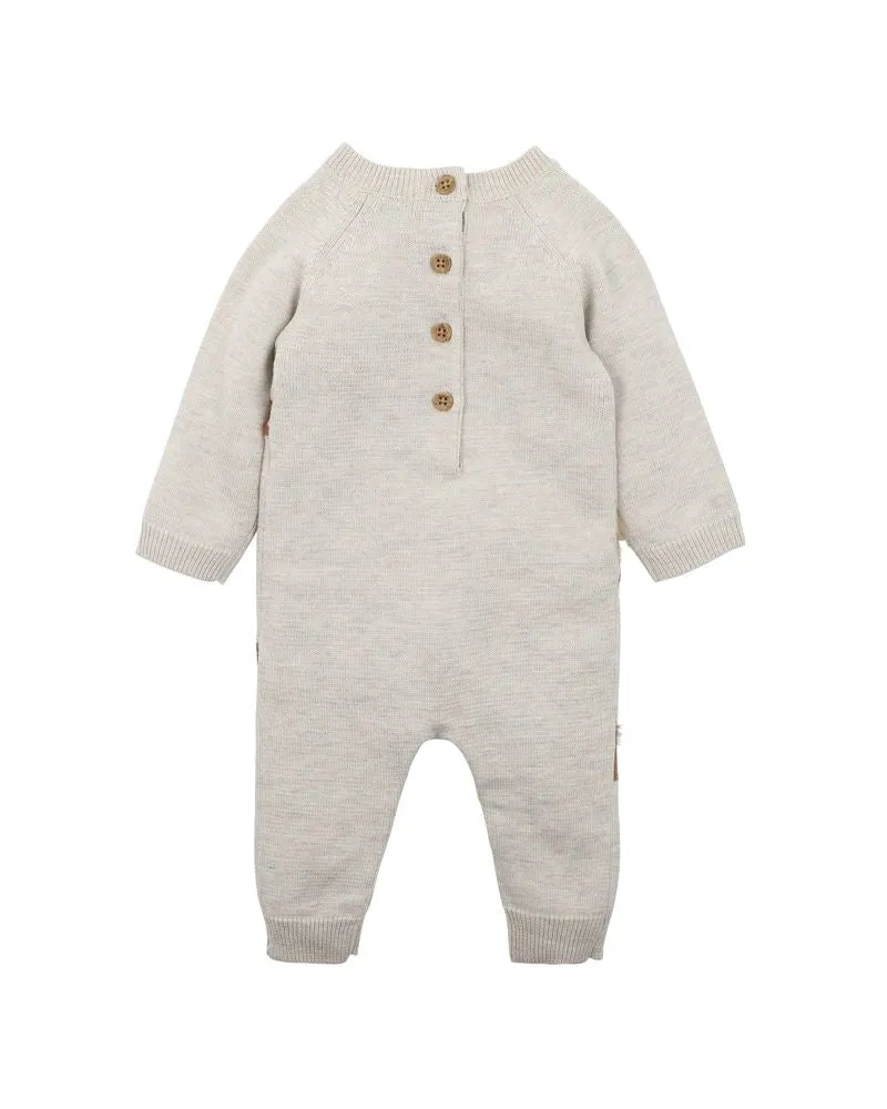 Bebe Austin Dogs Knitted Romper