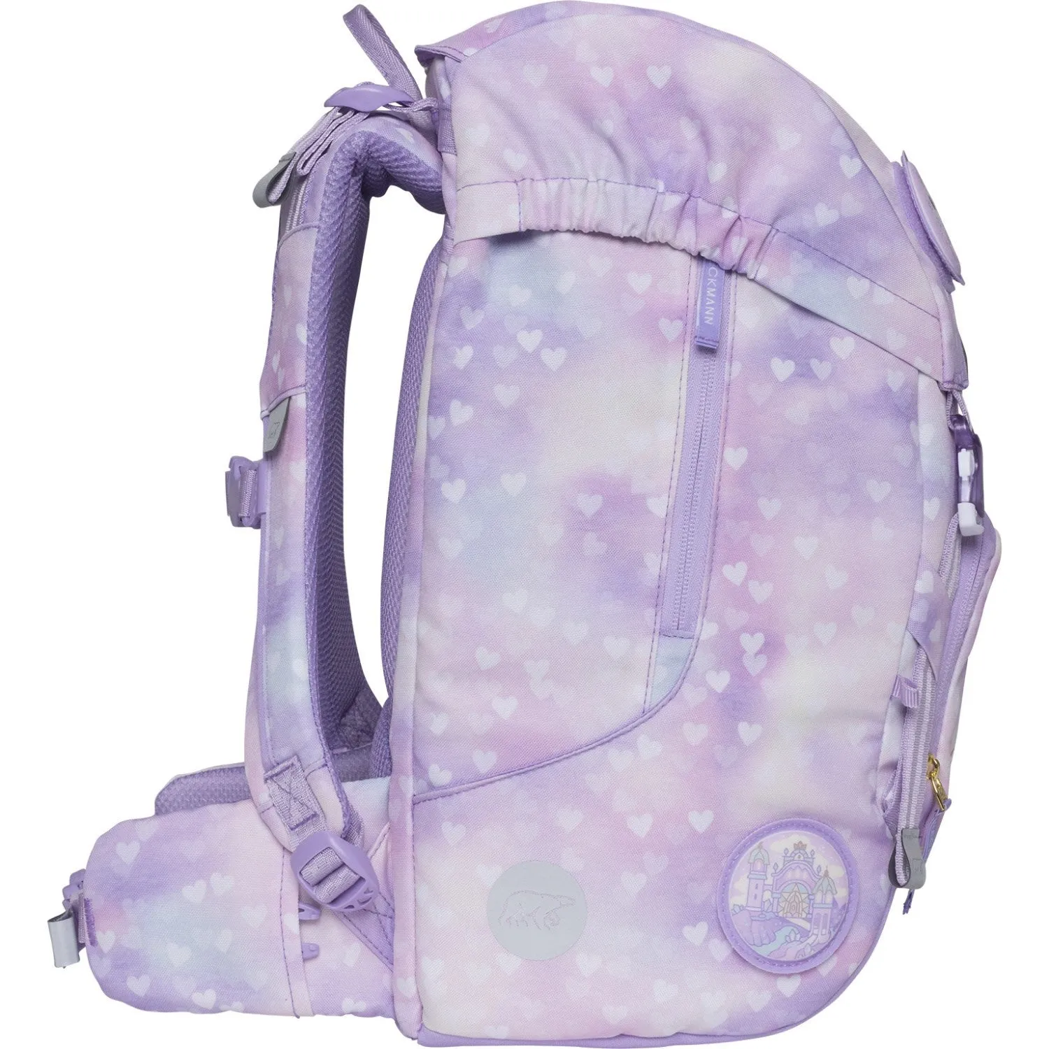 Beckmann Unicorn Princess Purple Classic Maxi School Bag