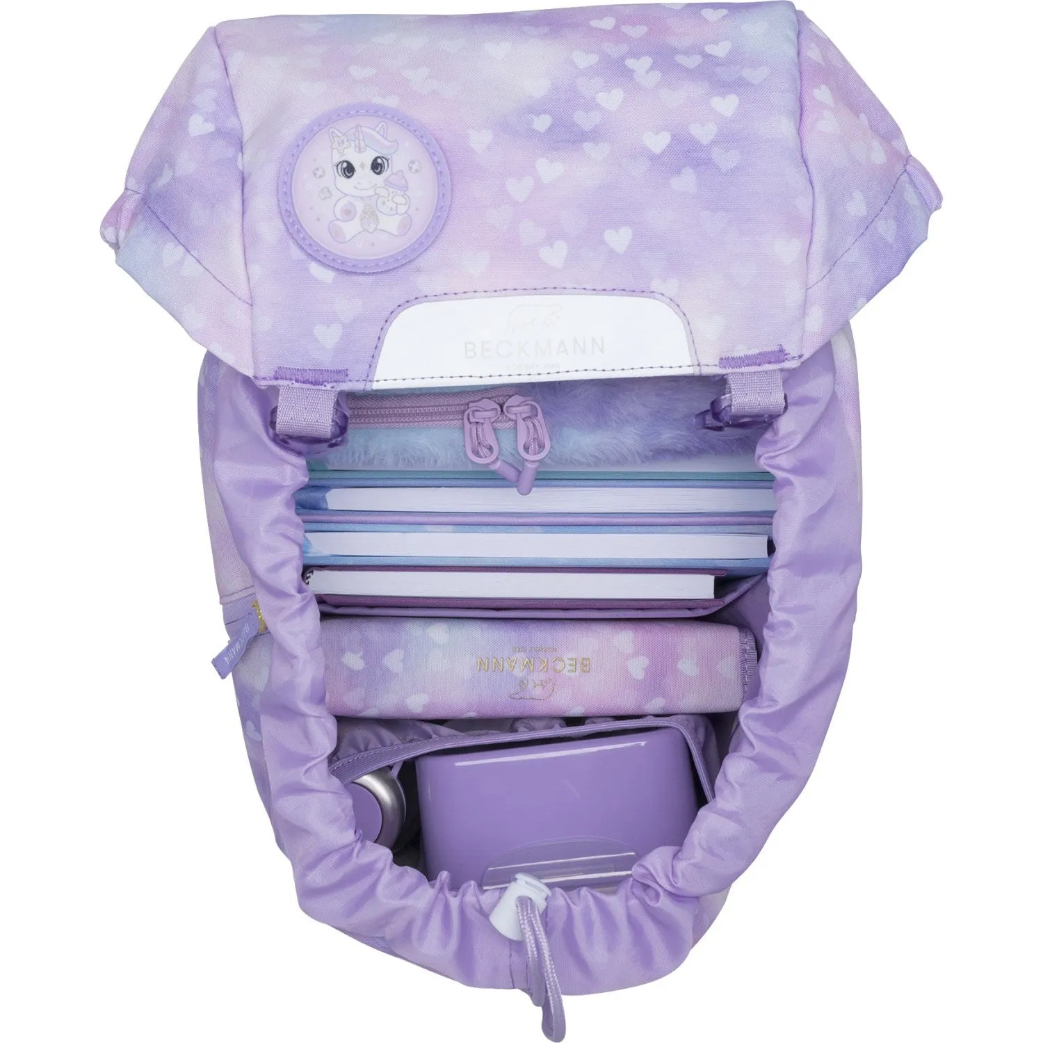 Beckmann Unicorn Princess Purple Classic Maxi School Bag