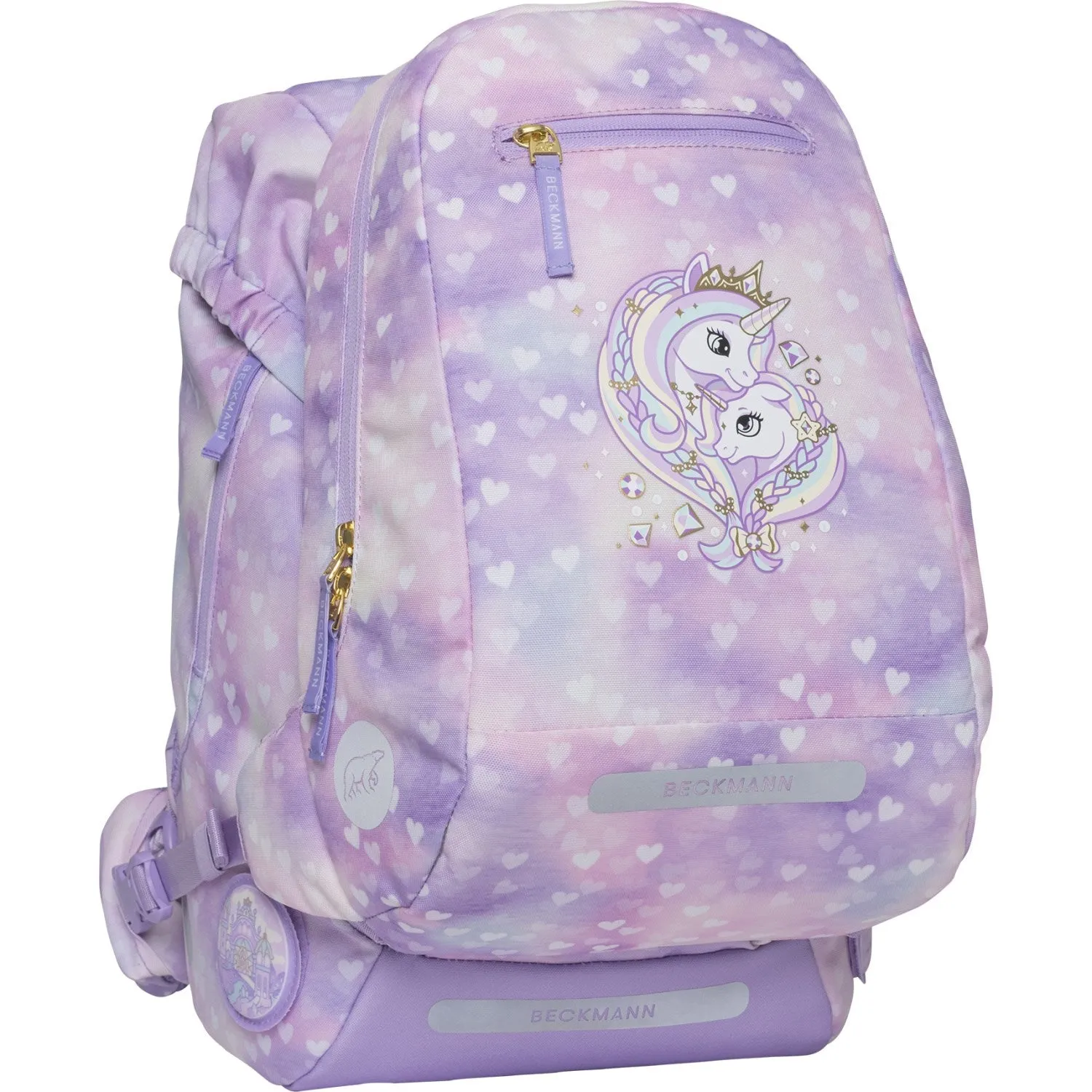 Beckmann Unicorn Princess Purple Classic Maxi School Bag