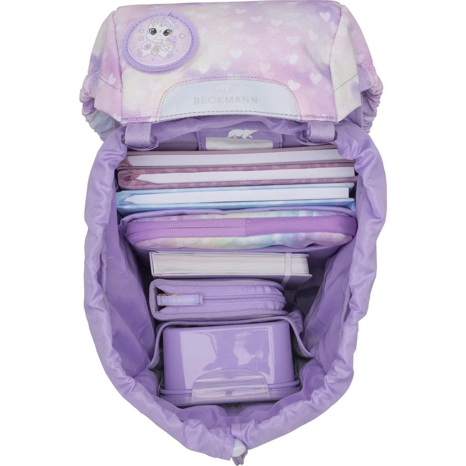 Beckmann Unicorn Princess Purple Classic School Bag