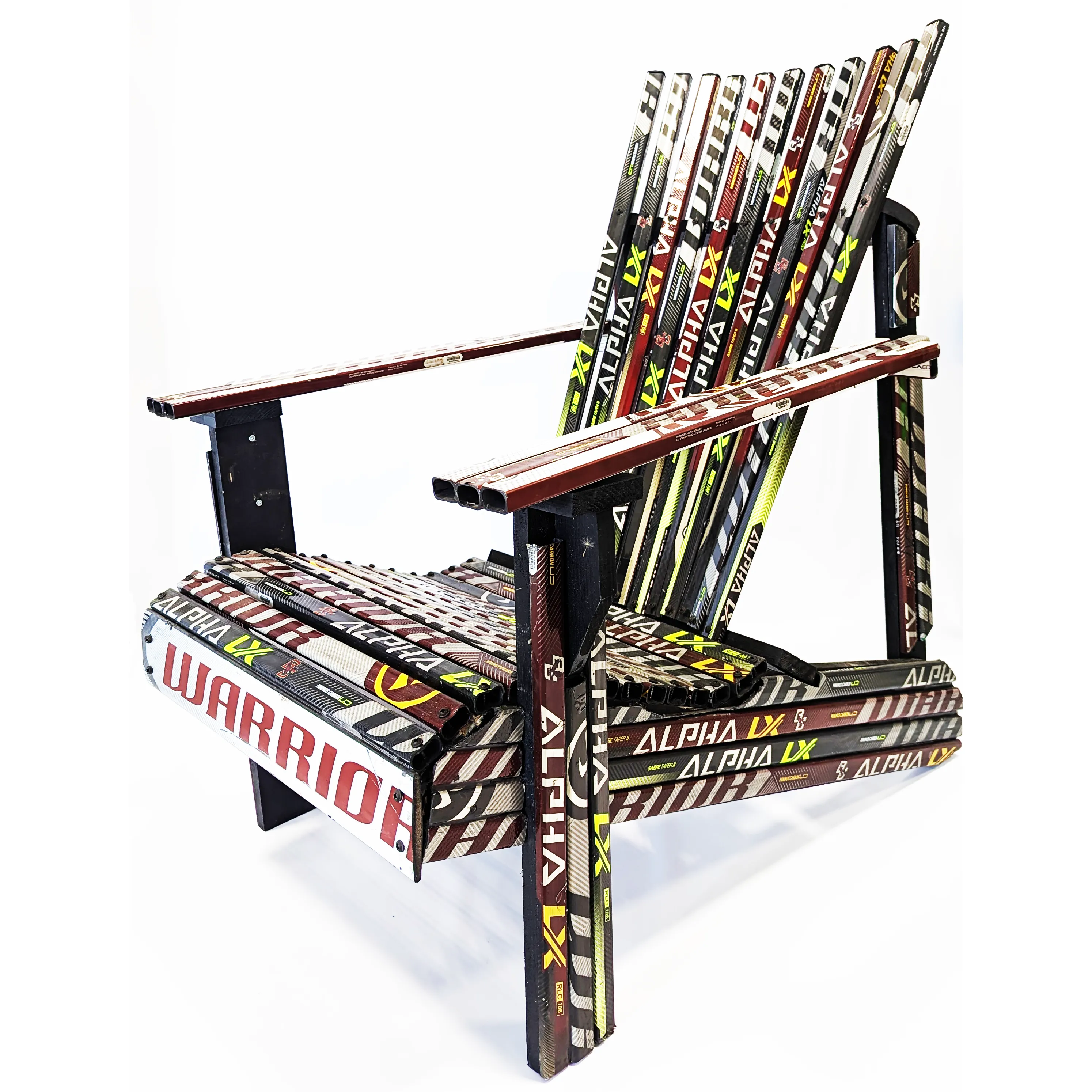 Boston College Hockey Stick Chair + Foot Rest + Flight Server Combo