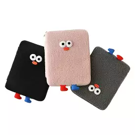 Boucle Cute Character Square 11 iPad Laptop Sleeves Cases Protective Covers Purses Handbags Sponge Pouches Design School Collage