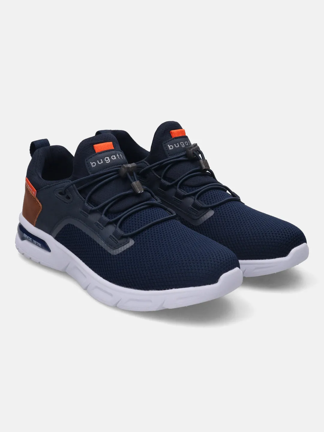 bugatti Dark Blue Athleisure Sneakers