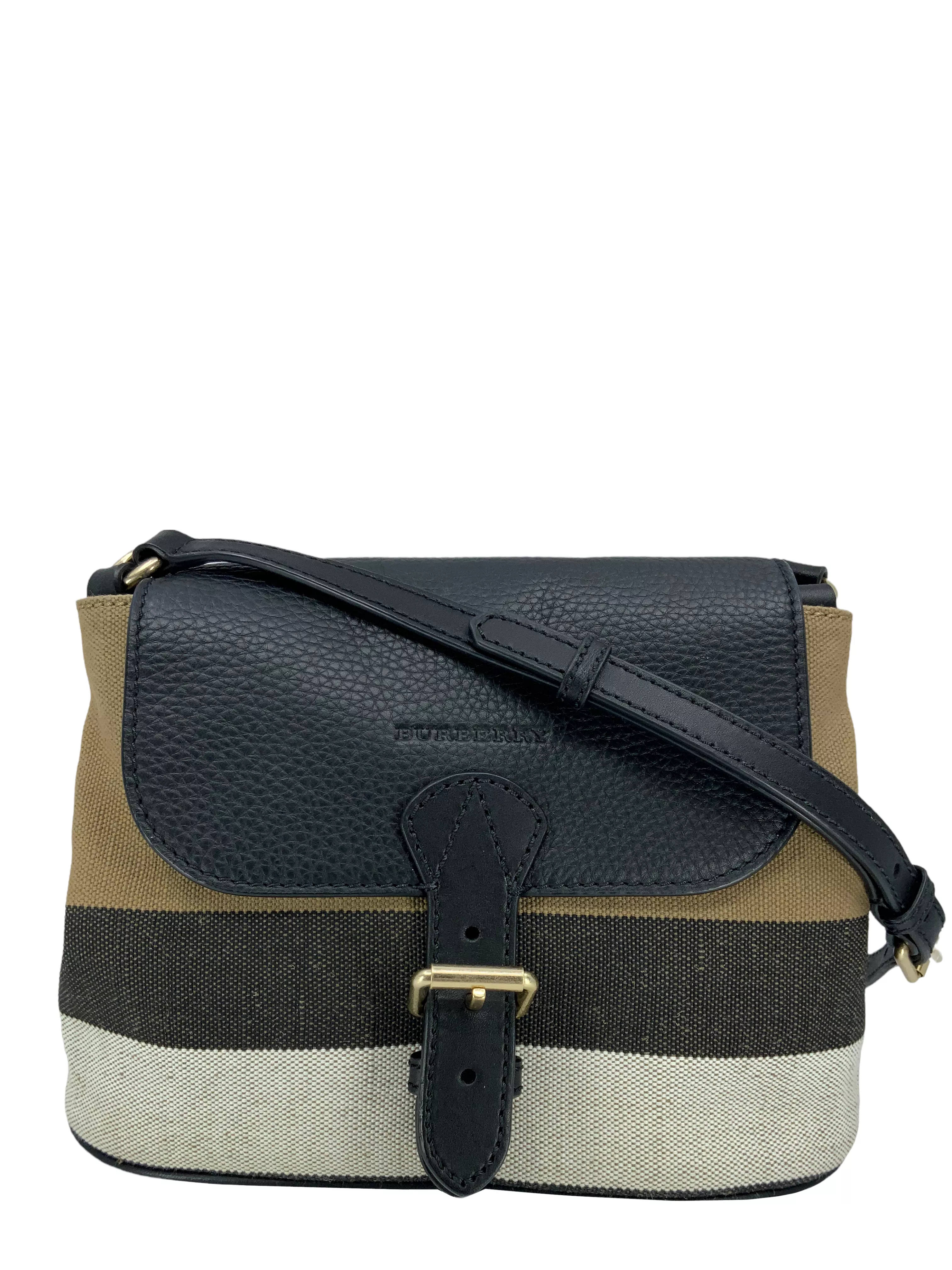 Burberry Gowan Canvas and Leather Crossbody