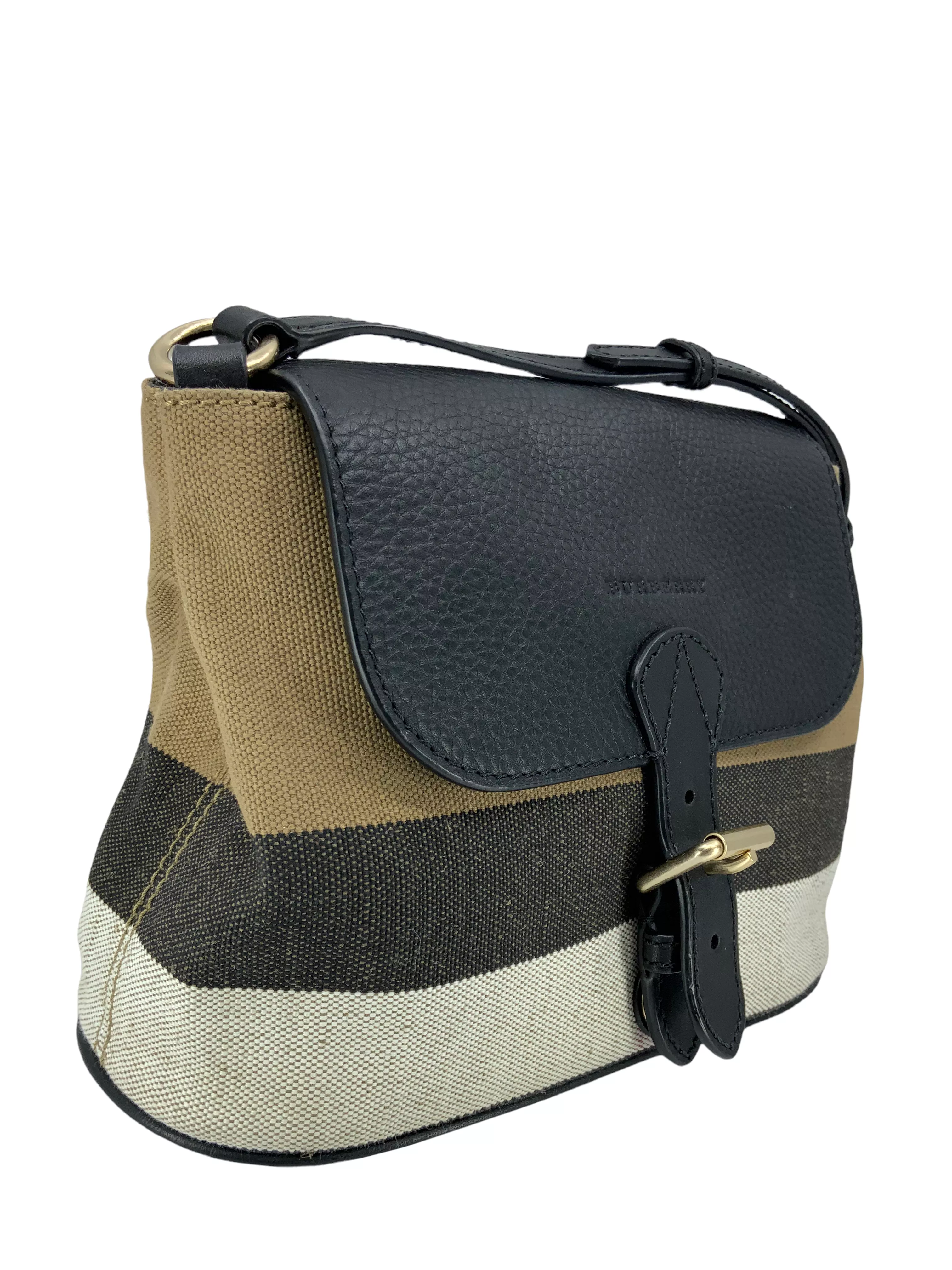 Burberry Gowan Canvas and Leather Crossbody