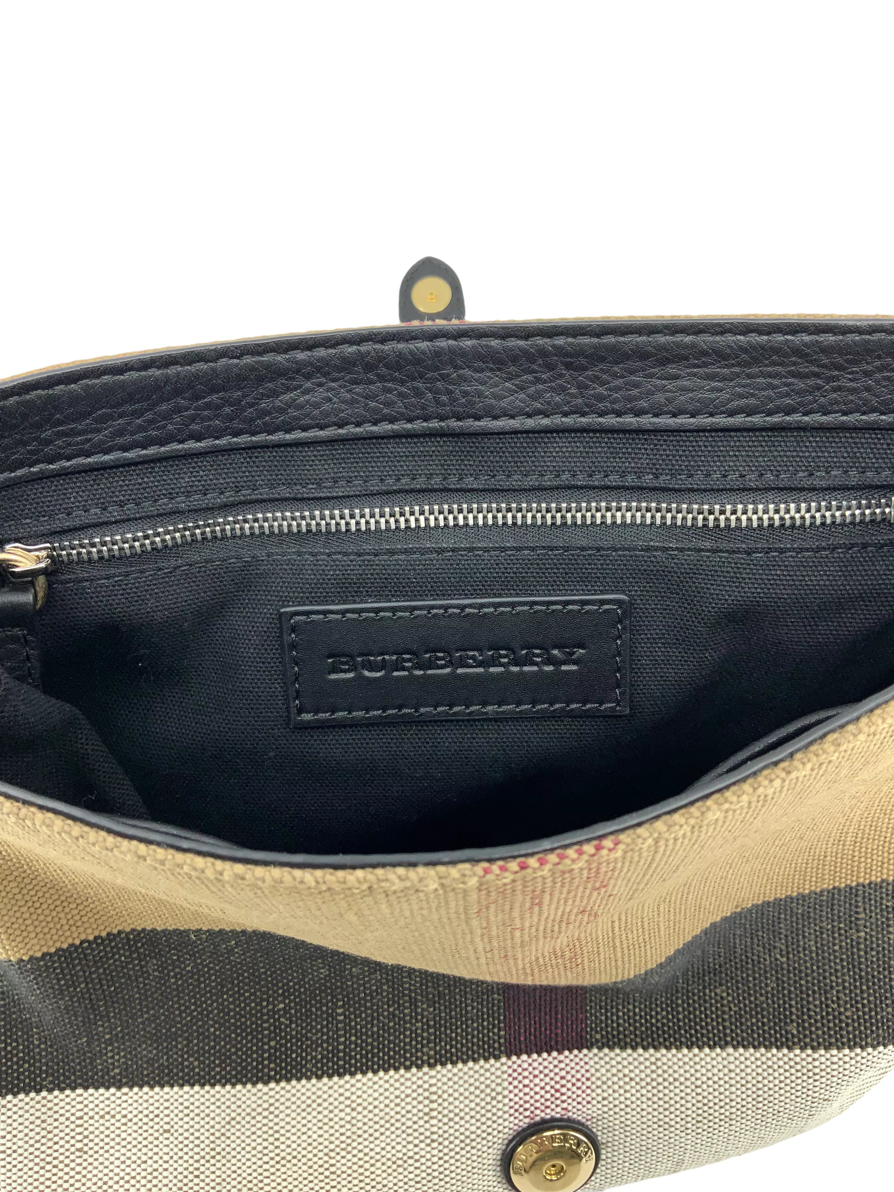 Burberry Gowan Canvas and Leather Crossbody