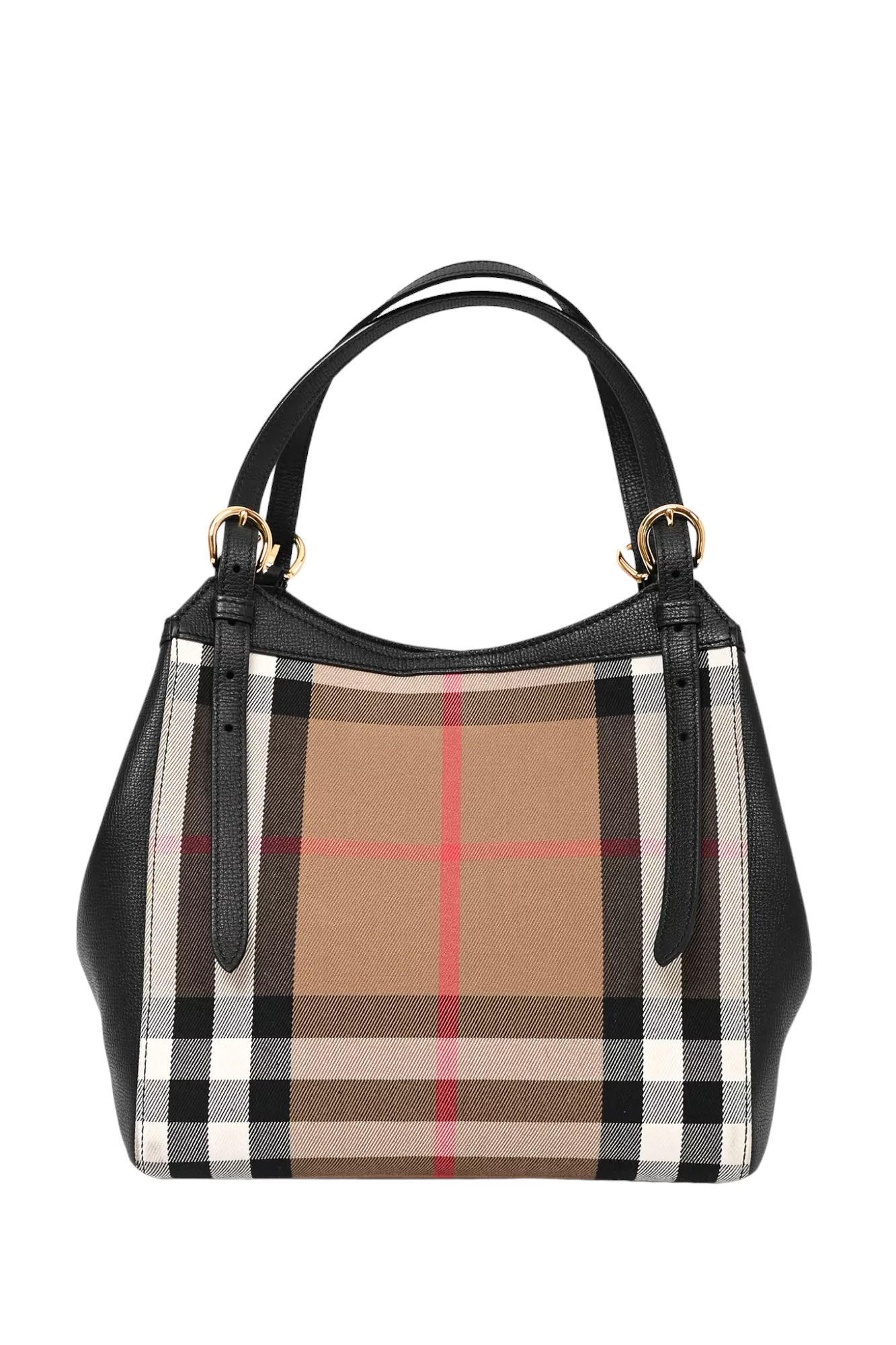 Burberry Nova Check Canvas Small Canterbury Tote