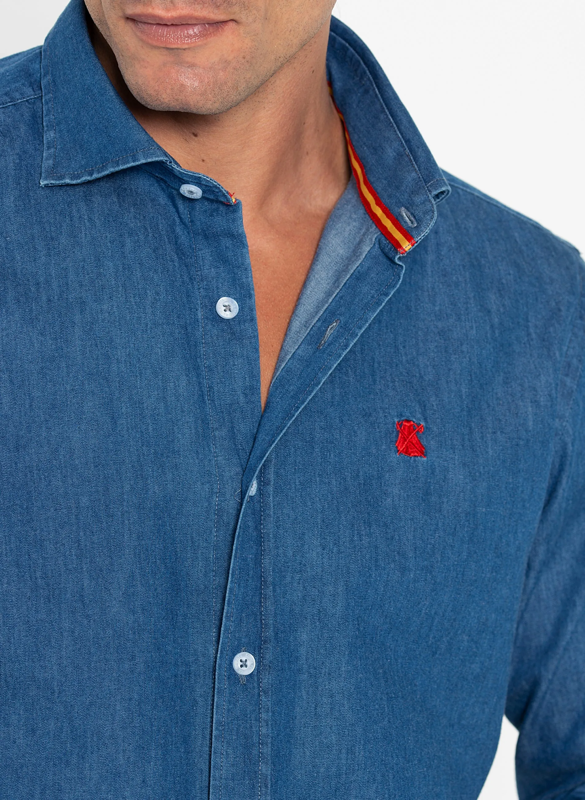 Camisa Hombre Denim Espaa