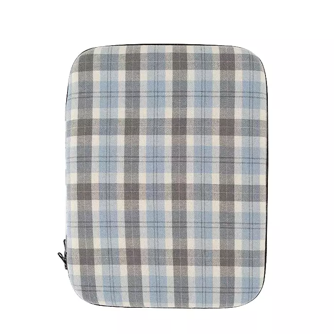 Casual Checkered Plaids Pattern iPad Laptop Sleeves Cases Pouches Protective Covers Purses Handbags Square Cushion Designer Scho