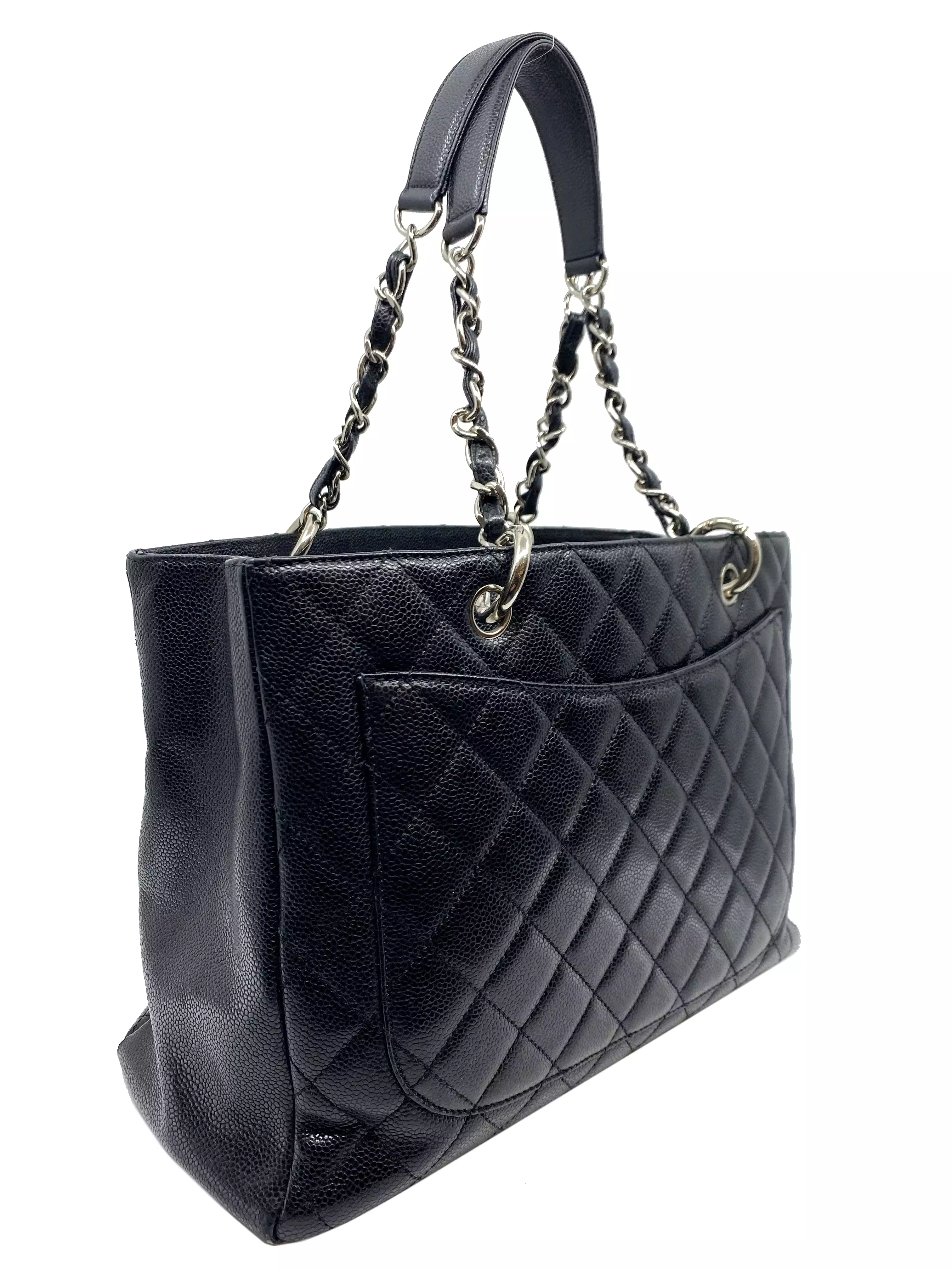 Chanel Caviar Quilted Grand Shopping Tote GST Bag