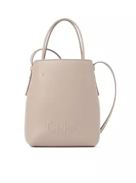 chloé sense micro tote bag