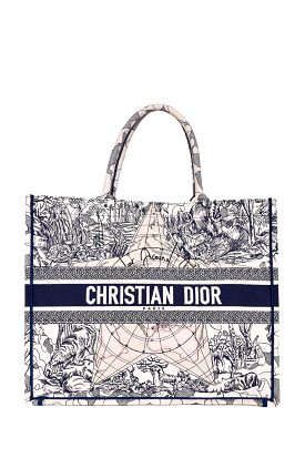 Christian Dior 2020 Large 'Around The World' Book Tote