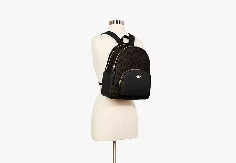 Coach Court Backpack In Signature Canvas