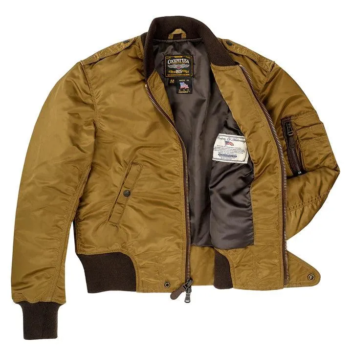 Cockpit USA Women's The Jenny MA-1 Nylon Flight jacket