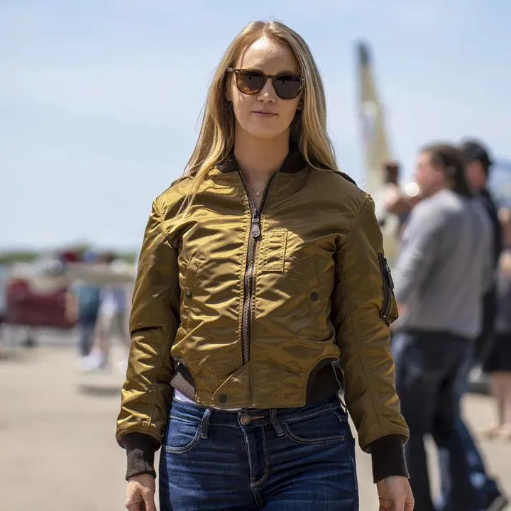 Cockpit USA Women's The Jenny MA-1 Nylon Flight jacket