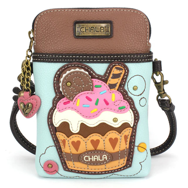 Cupcake Cell Phone Crossbody