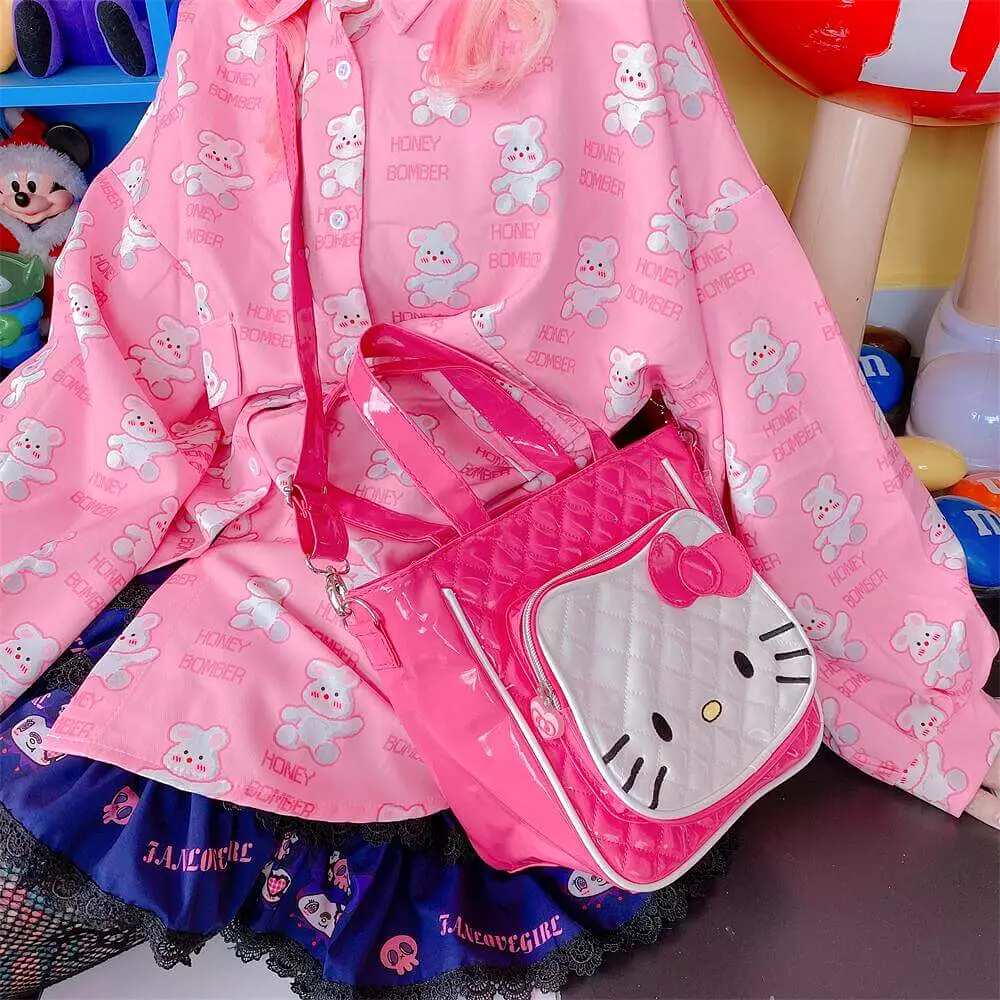 Cute “hello kitty”one Shoulder Messenger Bag by52033