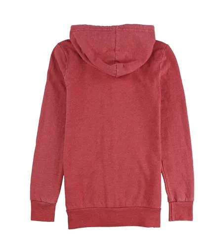 Delia*S Womens Heathered Full Zip Hoodie Sweatshirt