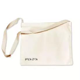 Delta Zeta Sorority Messenger Bag with Cross Body Strap