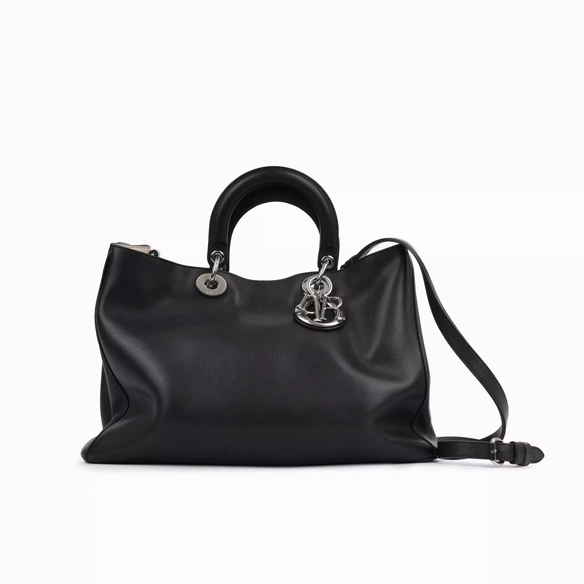 Dior Diorissimo Large Tote - Black Calfskin