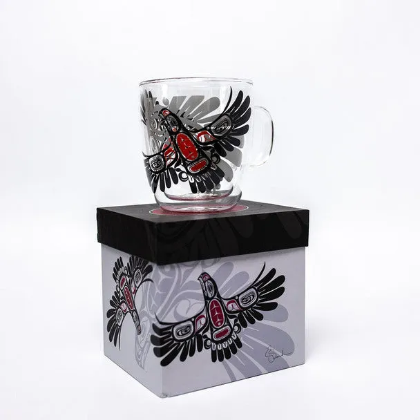 Eagle's first Flight- Double Walled Glass Mug