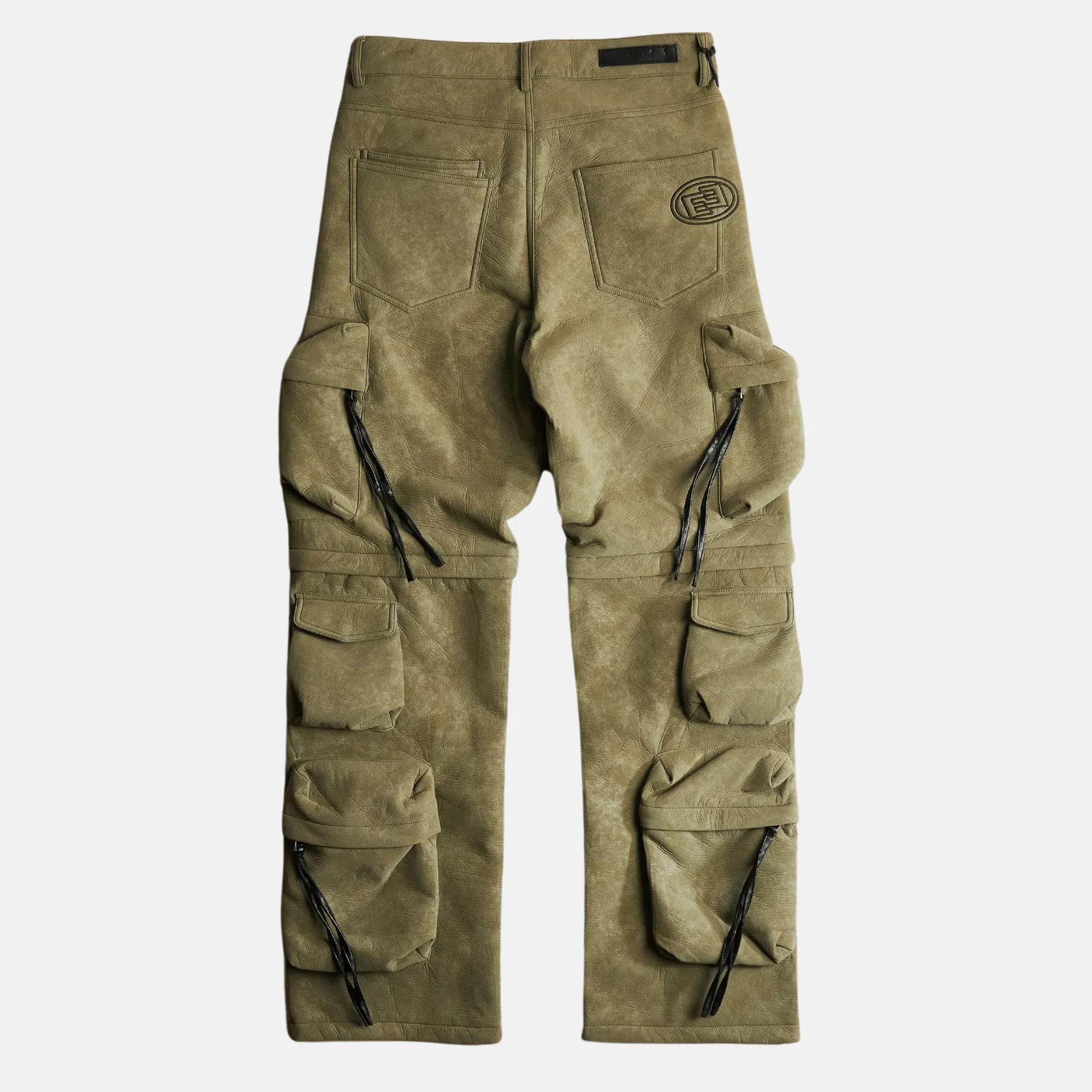 Embellish Bari Cargo Olive Jeans