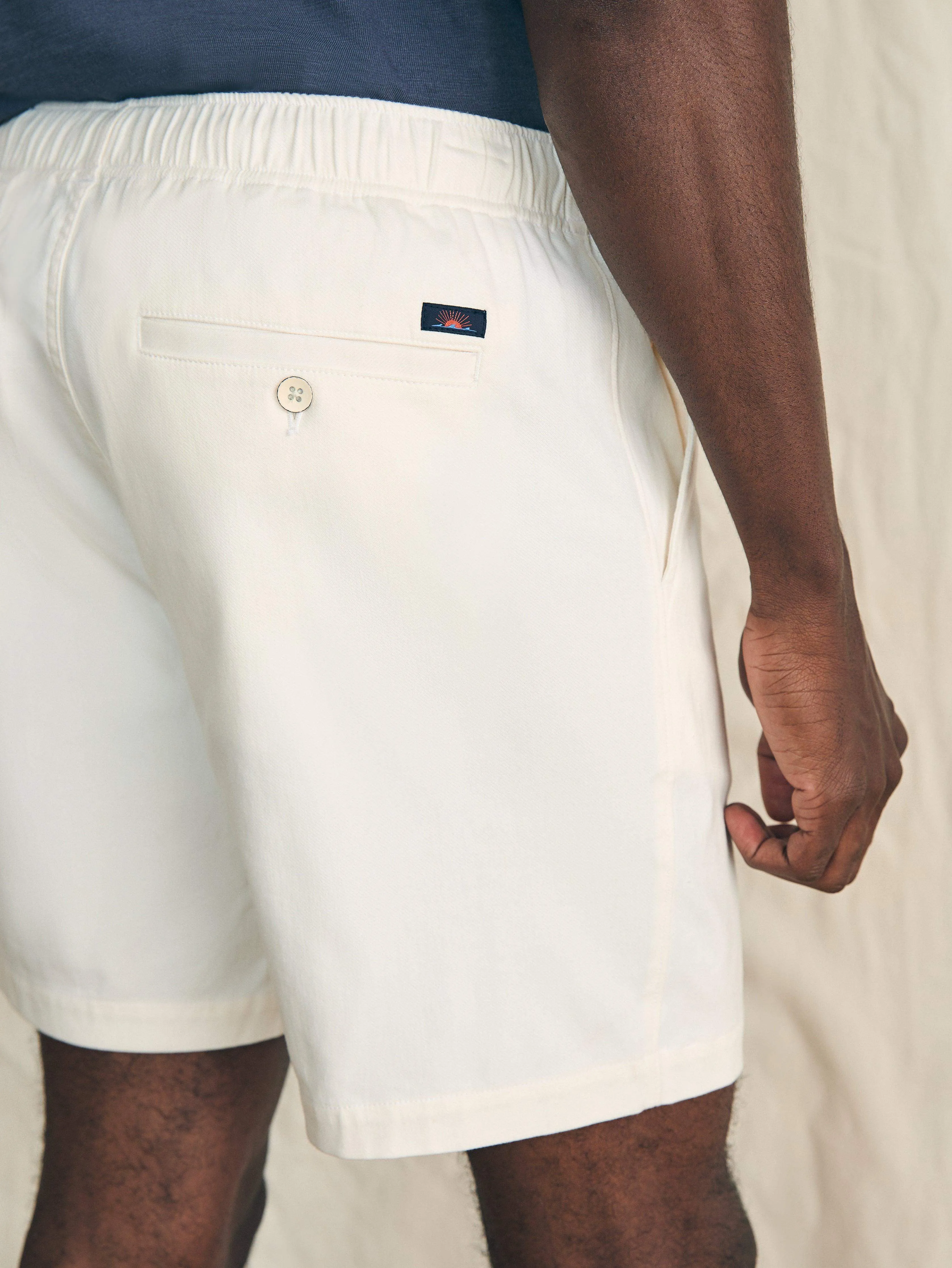 Essential Drawstring Short (6.5 Inseam) - Solar White