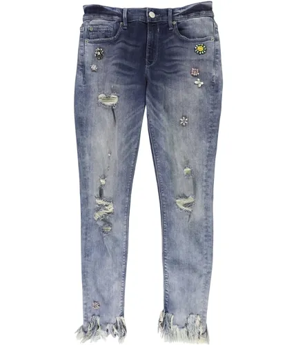 Express Womens Distressed Stretch Jeans