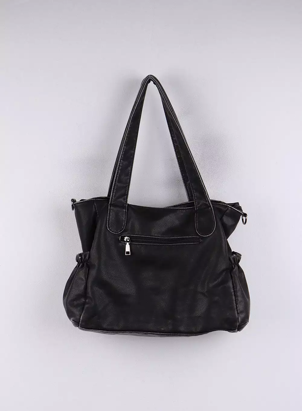 Faux Leather Tote Bag CJ419