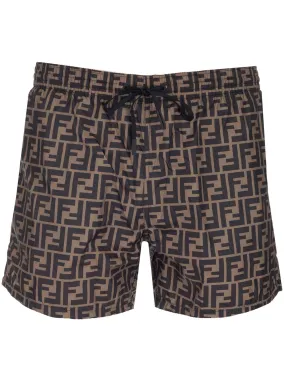 Fendi FF Drawstring Swim Shorts