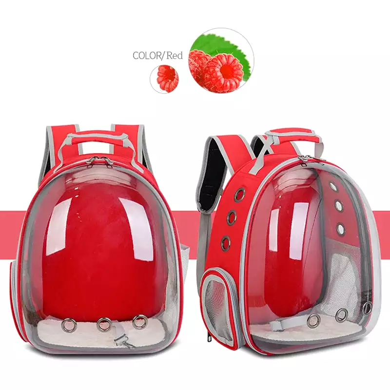 Free shipping Cat bag Breathable Portable Pet Carrier Bag Outdoor Travel backpack for cat and dog Transparent Space pet Backpack